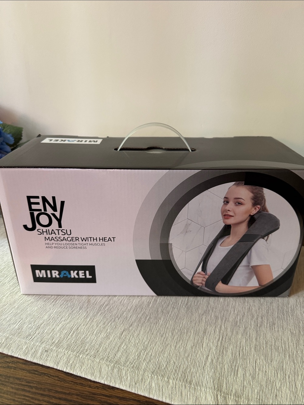 Enjoy Shiatsu Massager with Heat in Gray